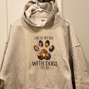 Vintage hooded sweatshirt